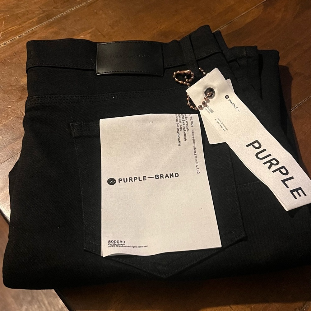 Purple Brand Men's Black Denim Pants